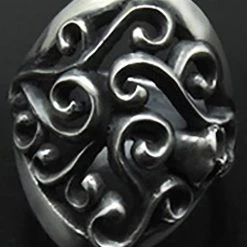 2 Abnormal Sides Vine Of Skull Ring Accessories