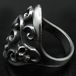 2 Abnormal Sides Vine Of Skull Ring Accessories