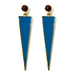 FASHÃ´ Retro Tribe Earring In Turquoise Accessories