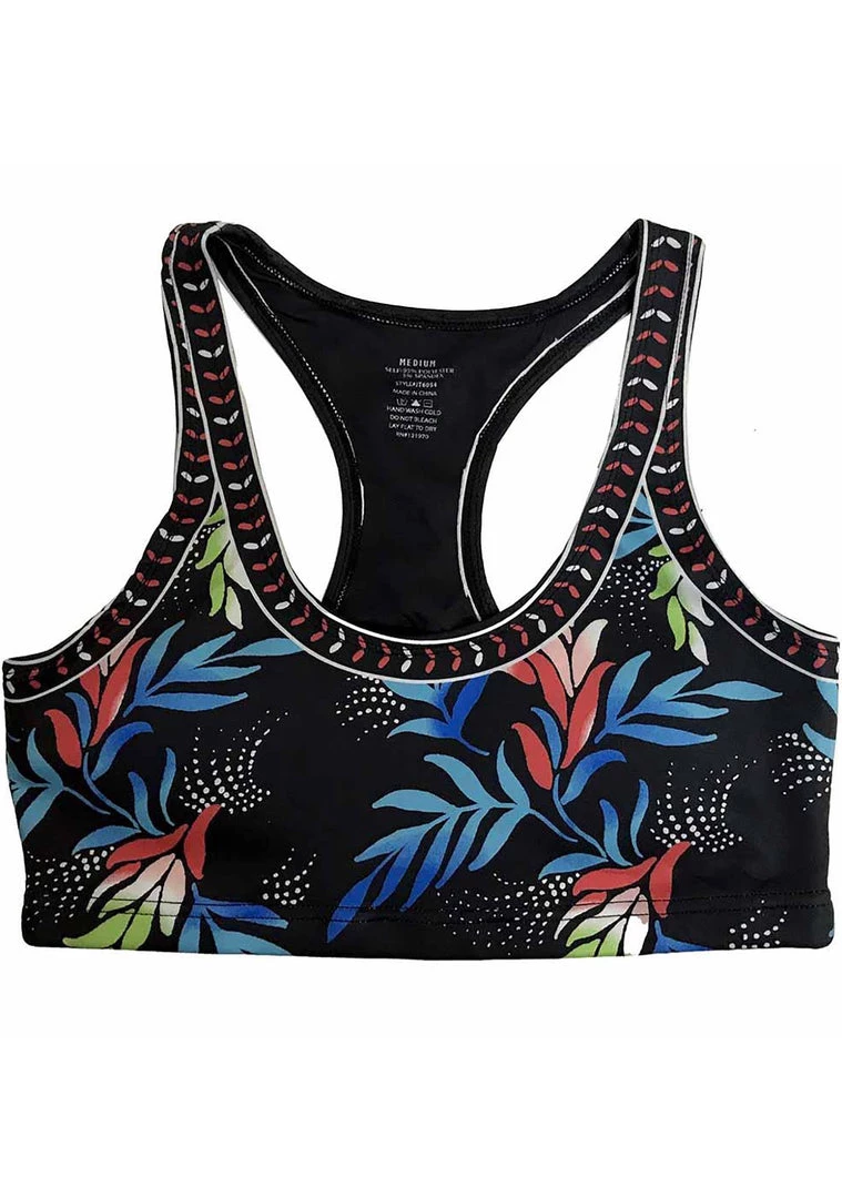 LA Style Rush Tropical Punch Sports Bra Top 3 LA Style Rush Tropical Punch Sports Bra Top