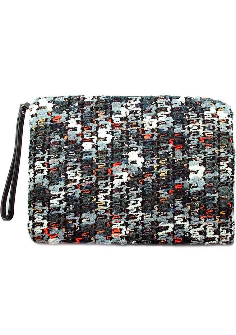 LA Style Rush Bags Mosiac Woven Clutch Handbag 4 LA Style Rush Bags Mosiac Woven Clutch Handbag