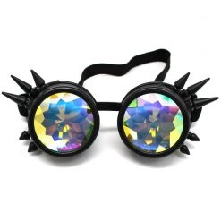 LASR Dragon Slayer Kaleidoscope Goggles In Matte Black