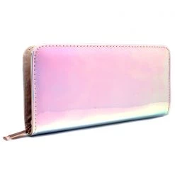 LASR Kandi Opal Zip Wallet In Atlantis Bags