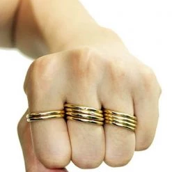 8 Other Reasons Easy E Rings In Gold (Sets Of 10)