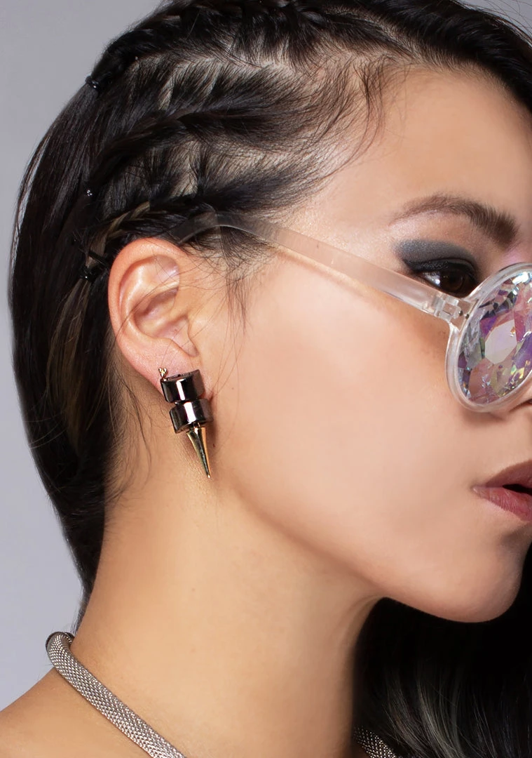 The Raven 8 Other Reasons Vice Versa Double Spike Earrings