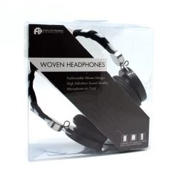 LAXMAX Accessories Zig Zag Woven Stereo Headphones