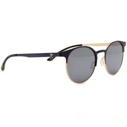 Adidas Originals Oval Metal Series Sunglasses In Blue/Gold Accessories