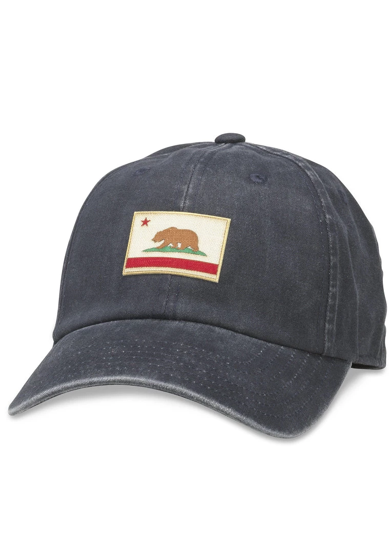American Needle Cali Flag Washed Raglan Hat 3 American Needle Cali Flag Washed Raglan Hat