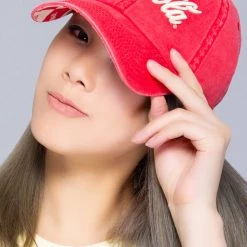 American Needle Coca-Cola Fade Wash New Raglan Hat In Red/White The Great Fantastic