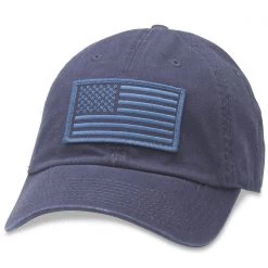American Needle USA Conrad Tonal Raglan Hat In Navy