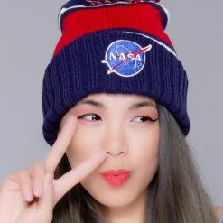 American Needle NASA Pillow Line Knit Beanie The Great Fantastic