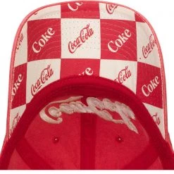 American Needle Coca-Cola Fade Wash New Raglan Hat In Red/White The Great Fantastic