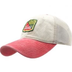 American Needle X Coca-Cola Raglan Hat In White/Red The Great Fantastic