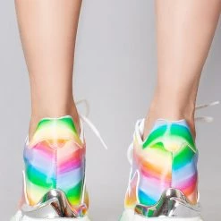 Anthony Wang Mad World Full Spectrum Platform Sneakers