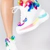 Anthony Wang Rainbow Wonderland Platform Sneakers