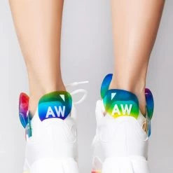 Anthony Wang Rainbow Wonderland Platform Sneakers