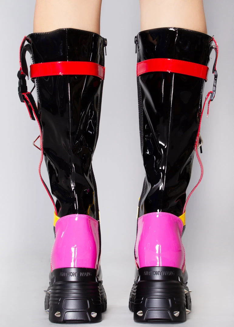 Anthony Wang X WTF Critical Hit Platform Boots World Tour 5 Anthony Wang X WTF Critical Hit Platform Boots World Tour