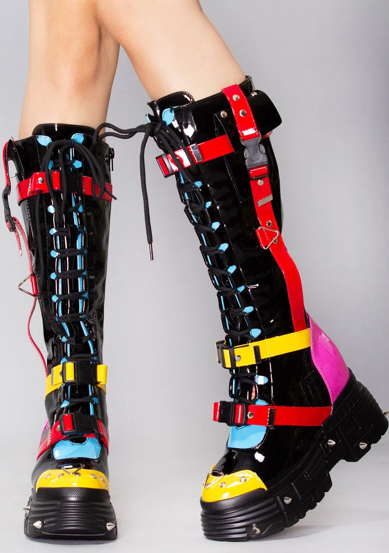 Anthony Wang X WTF Critical Hit Platform Boots World Tour 4 Anthony Wang X WTF Critical Hit Platform Boots World Tour