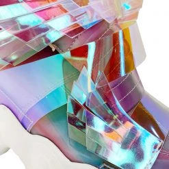 Anthony Wang X LASR Exclusive Battle Angel Winged Platform Wedge Sneakers LASR Exclusives