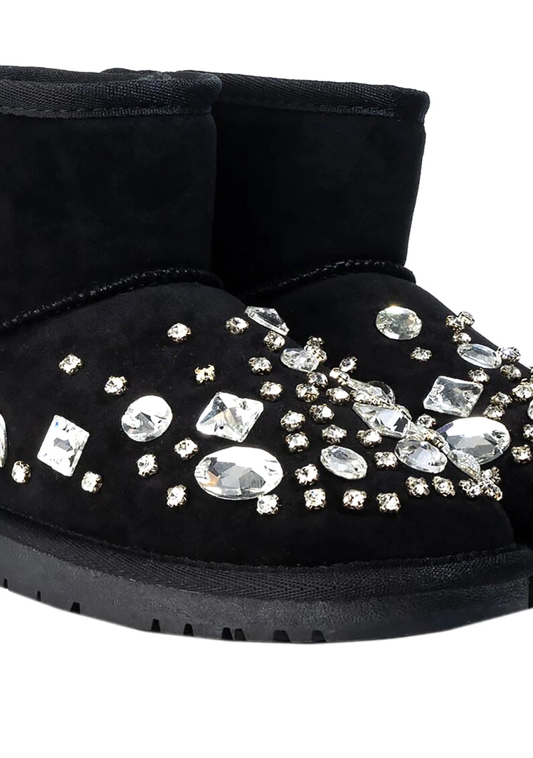 Azalea Wang Bring The Bling Faux Fur Boots 7 Azalea Wang Bring The Bling Faux Fur Boots