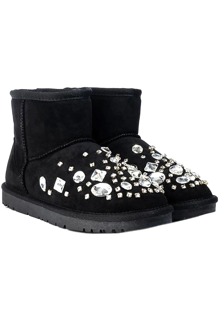 Azalea Wang Bring The Bling Faux Fur Boots 6 Azalea Wang Bring The Bling Faux Fur Boots