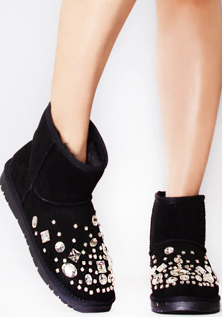 Azalea Wang Bring The Bling Faux Fur Boots 3 Azalea Wang Bring The Bling Faux Fur Boots