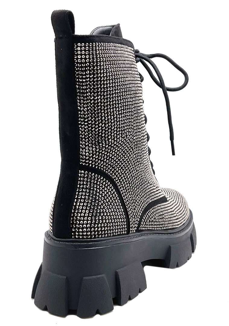 Azalea Wang Black Ice Platform Boots 9 Azalea Wang Black Ice Platform Boots