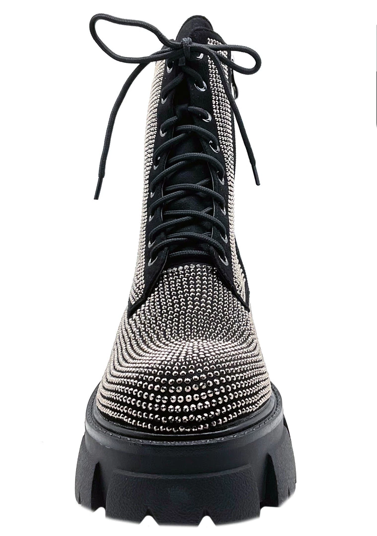 Azalea Wang Black Ice Platform Boots 7 Azalea Wang Black Ice Platform Boots