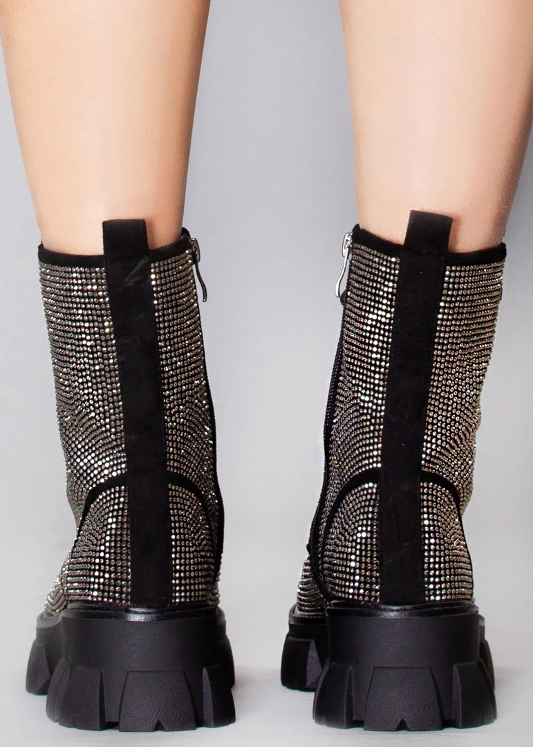 Azalea Wang Black Ice Platform Boots 5 Azalea Wang Black Ice Platform Boots