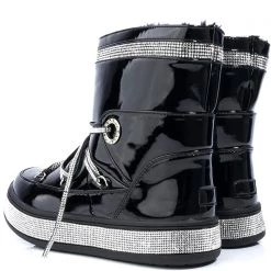 Azalea Wang The Great Fantastic Winter Nights Rhinestone Faux Fur Boots