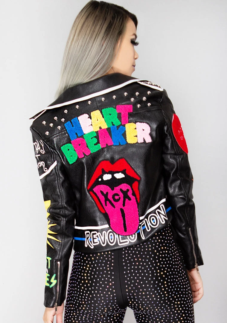 Azalea Wang Heartbreaker Moto Jacket World Tour 3 Azalea Wang Heartbreaker Moto Jacket World Tour