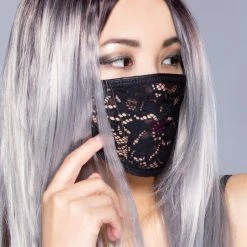 BGlittz Black She-Lace Dust Mask The Great Fantastic