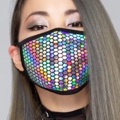 BGlittz Technicolor 2.0 Black Dust Mask The Great Fantastic