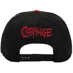 BIOWORLD Accessories X Marvel Venom Vs. Carnage Snapback Raglan Hat 8 BIOWORLD Accessories X Marvel Venom Vs. Carnage Snapback Raglan Hat
