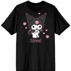 BIOWORLD The Great Fantastic X Sanrio Kuromi Hearts & Skulls T-Shirt 7 BIOWORLD The Great Fantastic X Sanrio Kuromi Hearts & Skulls T-Shirt