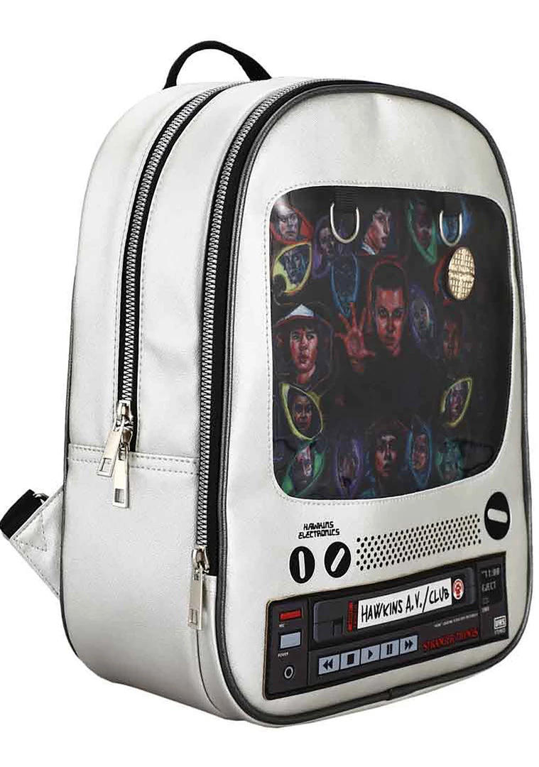 BIOWORLD X Netflix Stranger Things Retro TV ITA Mini Backpack World Tour 5 BIOWORLD X Netflix Stranger Things Retro TV ITA Mini Backpack World Tour
