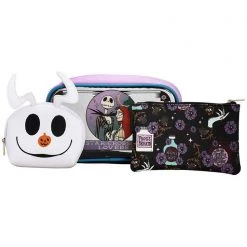 BIOWORLD Bags X Disney Nightmare Before Christmas Mystic Opulence 3PC Cosmetic Bag Set
