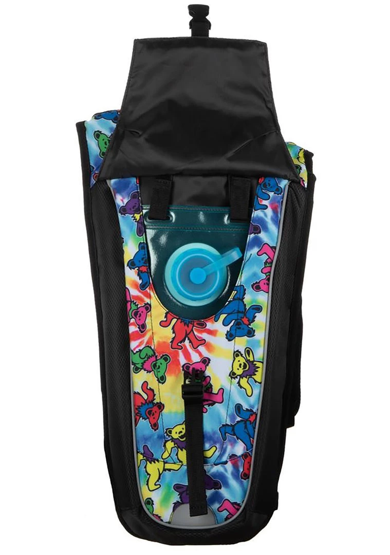 BIOWORLD X Grateful Dead Tie Dye Hydration Backpack 8 BIOWORLD X Grateful Dead Tie Dye Hydration Backpack