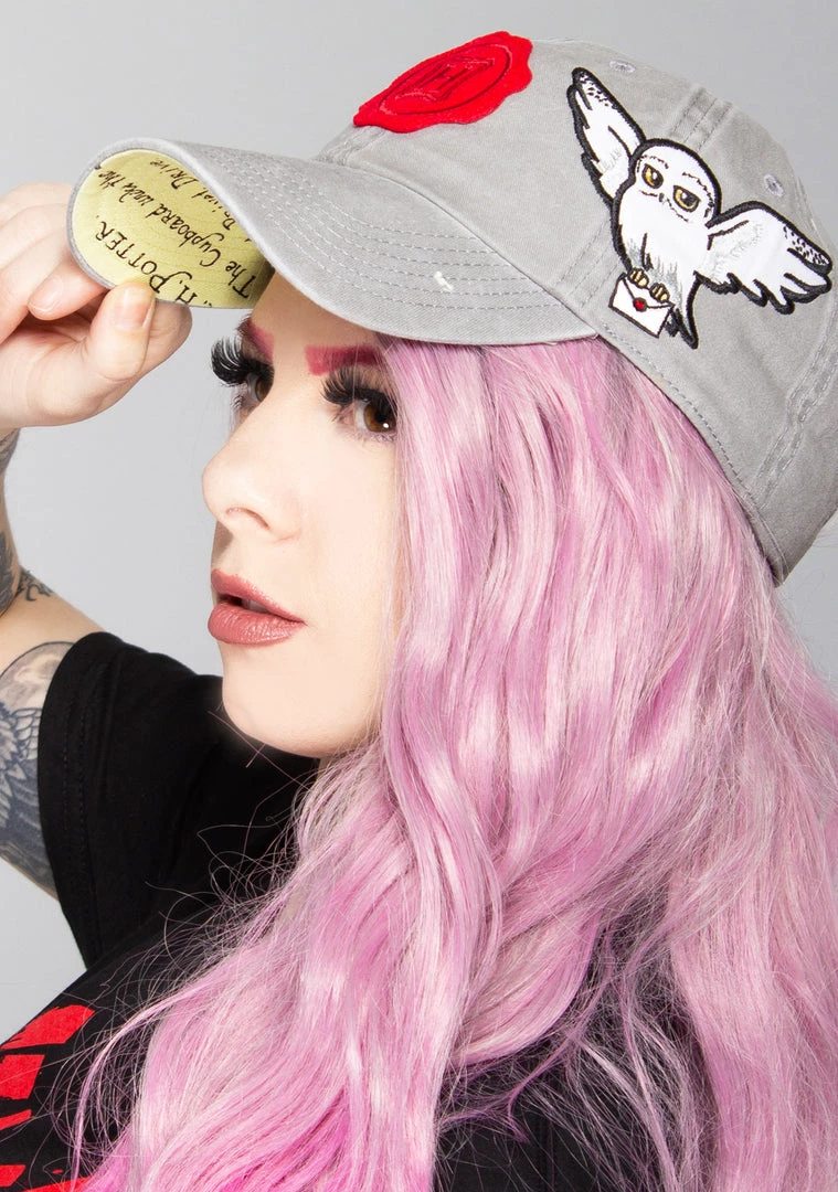 BIOWORLD X Harry Potter Hedwig Hogwarts Letter Raglan Hat The Great Fantastic 3 BIOWORLD X Harry Potter Hedwig Hogwarts Letter Raglan Hat The Great Fantastic