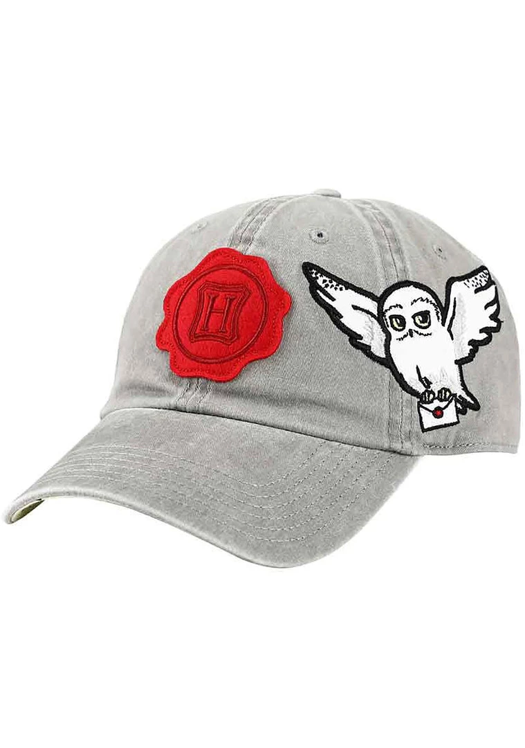 BIOWORLD X Harry Potter Hedwig Hogwarts Letter Raglan Hat The Great Fantastic 6 BIOWORLD X Harry Potter Hedwig Hogwarts Letter Raglan Hat The Great Fantastic