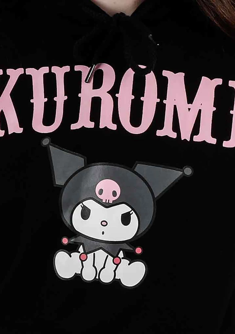 BIOWORLD X Sanrio Kuromi 3D Plush Ears Hoodie 5 BIOWORLD X Sanrio Kuromi 3D Plush Ears Hoodie