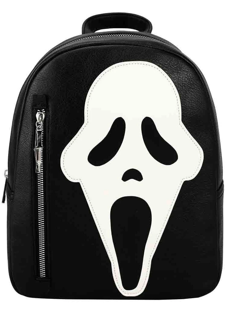 BIOWORLD X Scream Ghostface Glow In The Dark Mini Backpack New 4 BIOWORLD X Scream Ghostface Glow In The Dark Mini Backpack New