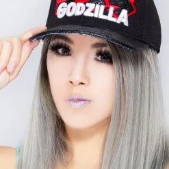 BIOWORLD X Godzilla Kanji Snapback Raglan Hat Accessories
