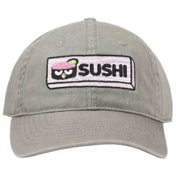 BIOWORLD X Sanrio Badtz Maru Sushi Raglan Hat 9 BIOWORLD X Sanrio Badtz Maru Sushi Raglan Hat