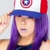 BIOWORLD Accessories X Marvel Captain America Flat Brim Hat 1 BIOWORLD Accessories X Marvel Captain America Flat Brim Hat