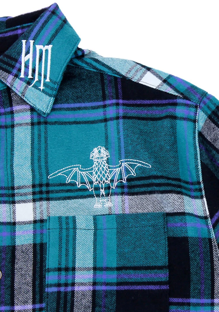 Cakeworthy X Disney Haunted Mansion Foolish Mortals Flannel Shirt 8 Cakeworthy X Disney Haunted Mansion Foolish Mortals Flannel Shirt