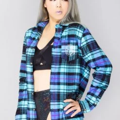 Cakeworthy X Disney Haunted Mansion Madame Leota Flannel Shirt