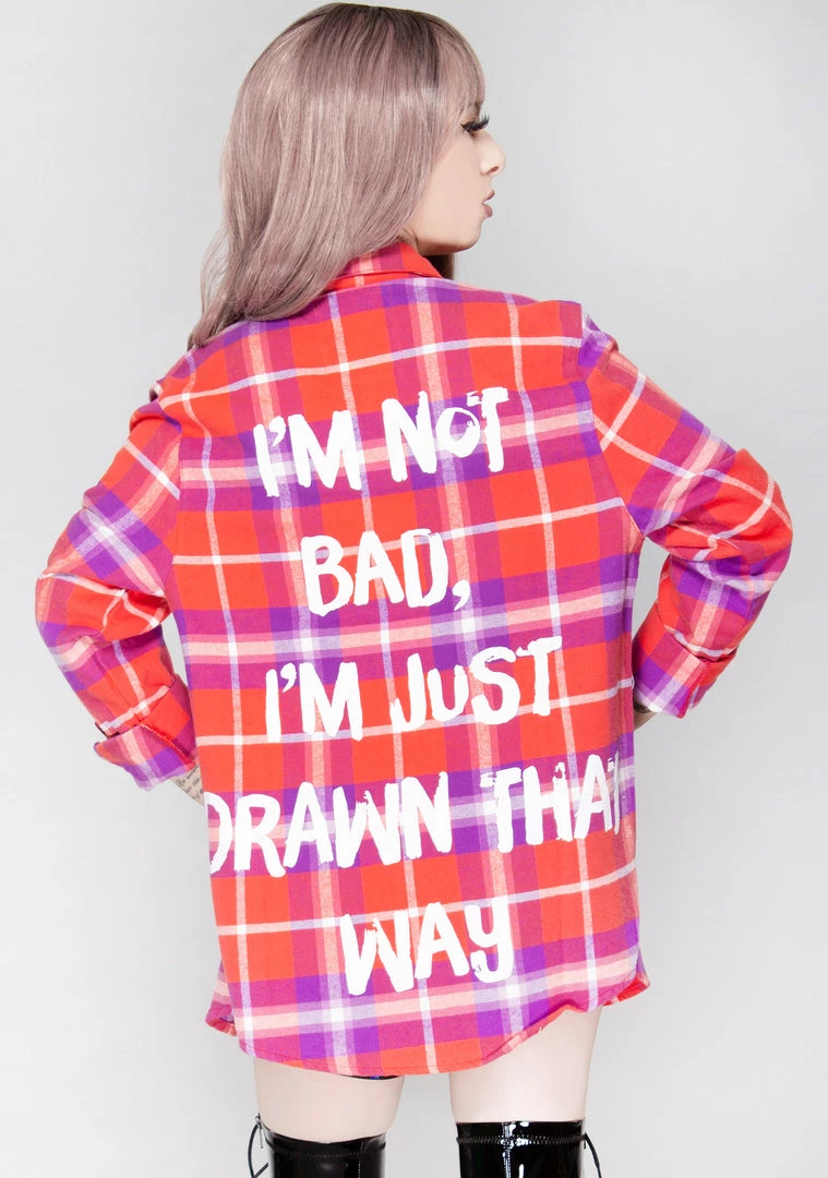 Cakeworthy The Great Fantastic X Disney Jessica Rabbit Flannel Shirt 3 Cakeworthy The Great Fantastic X Disney Jessica Rabbit Flannel Shirt