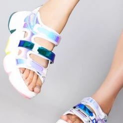 Cape Robbin Dream Stream Platform Sandals Shoes