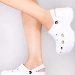 Cape Robbin Shoes Cloud White Platform Clog